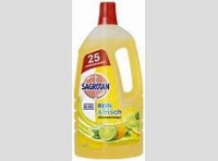  Универсален почистващ и дезинфекциращ препарат  Sagrotan с аромат на  лимон.  Разфасовка - 1.5л